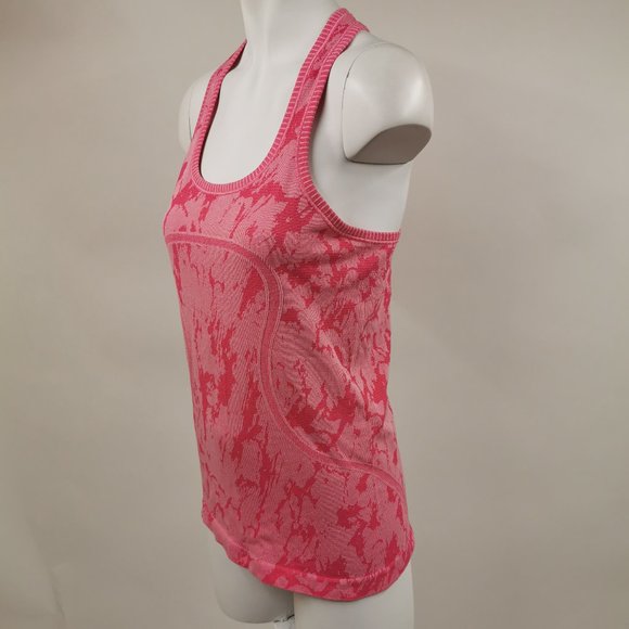 Lululemon Run Swiftly Tech Tank Heathered Bon Bon - Picture 2 of 5